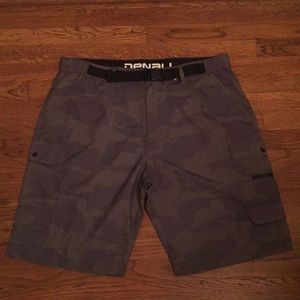 Mens Denali Shorts - Camo - Size 38